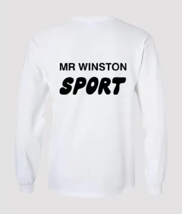 MR Winston Sweatshirt White