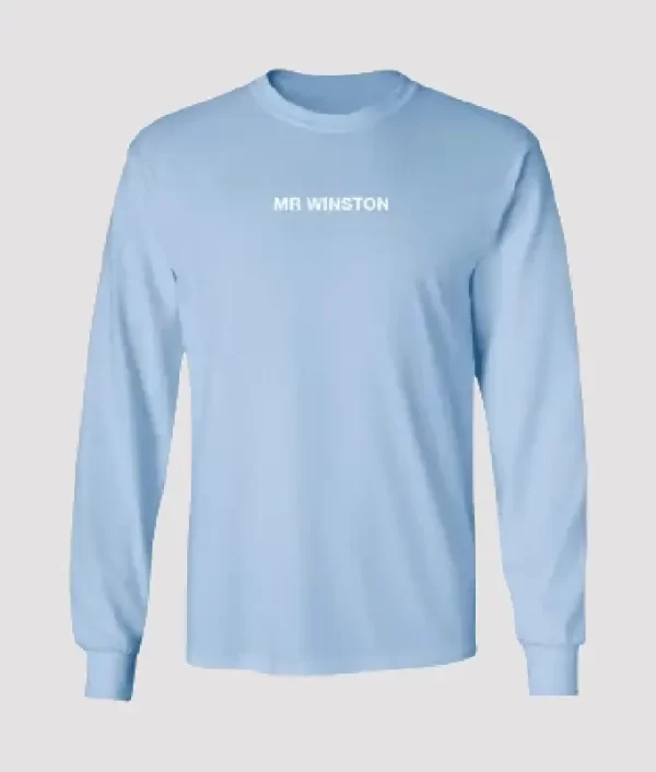 Mr Winston Merch Logo Sweatshirt Sky