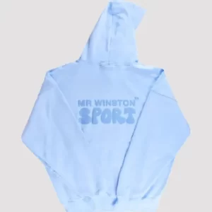 Mr Winston Powder Blue Puff Hoodie