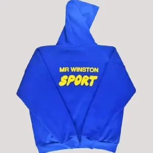 Mr Winston Puff Hoodie Sweatshirt Blue