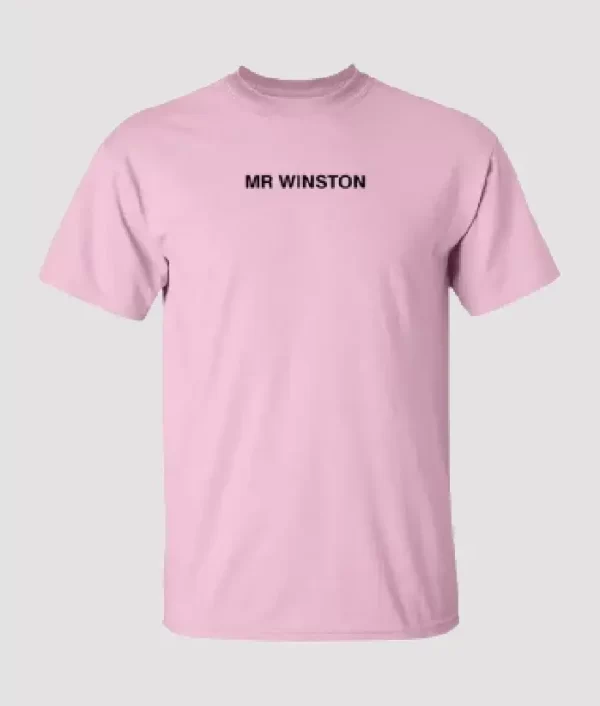 Mr Winston T Shirt Pink